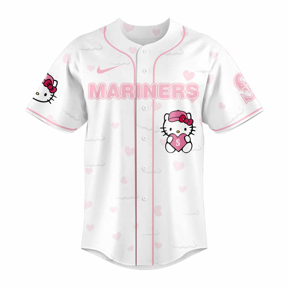 Seattle Mariners x Hello Kitty Night Combo Jersey Seattle Mariners x Hello Kitty Night Combo Jersey
