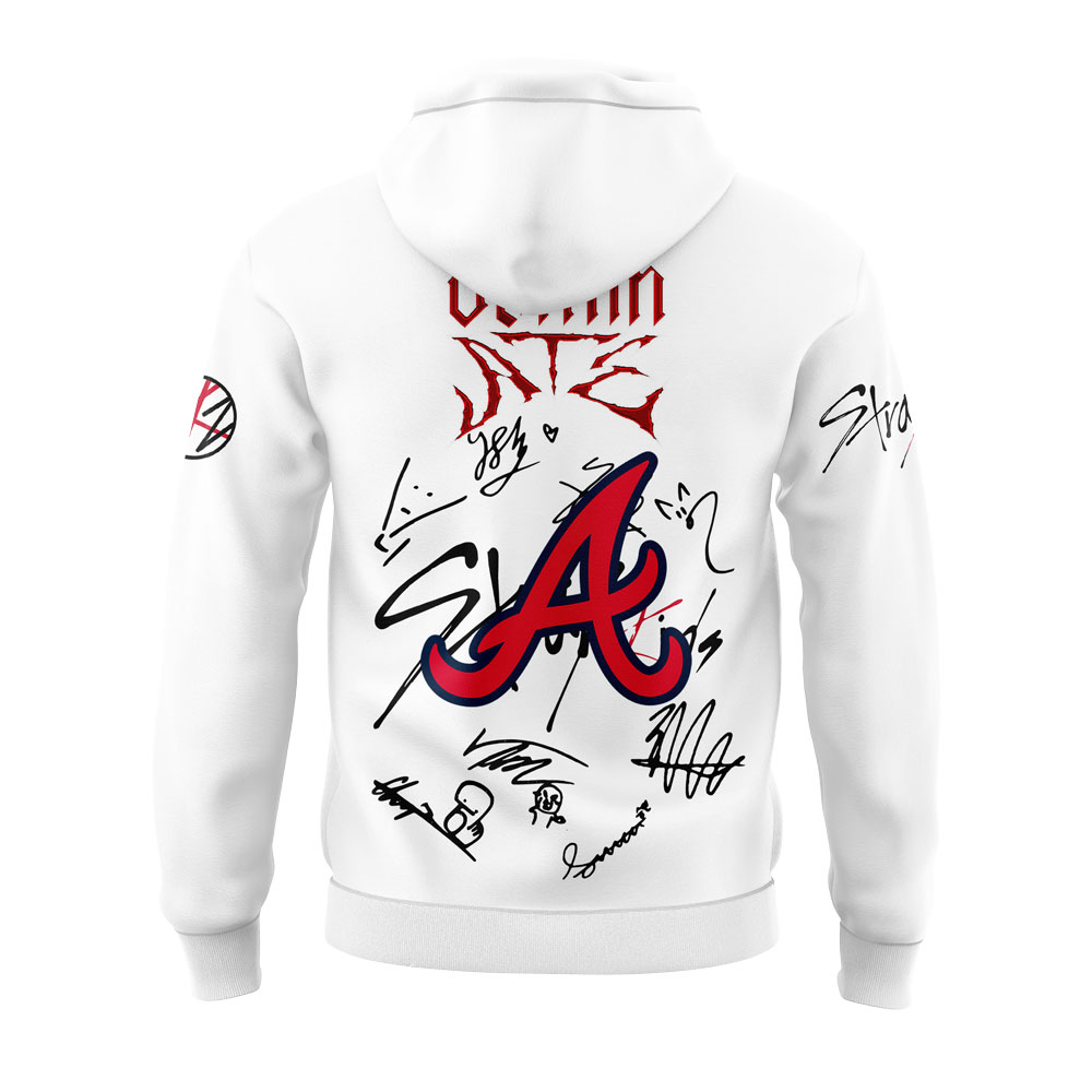 Atlanta Braves x Stray Kids DomiATE Word Tour Signature Hoodie Atlanta Braves x Stray Kids DomiATE Word Tour Signature Hoodie