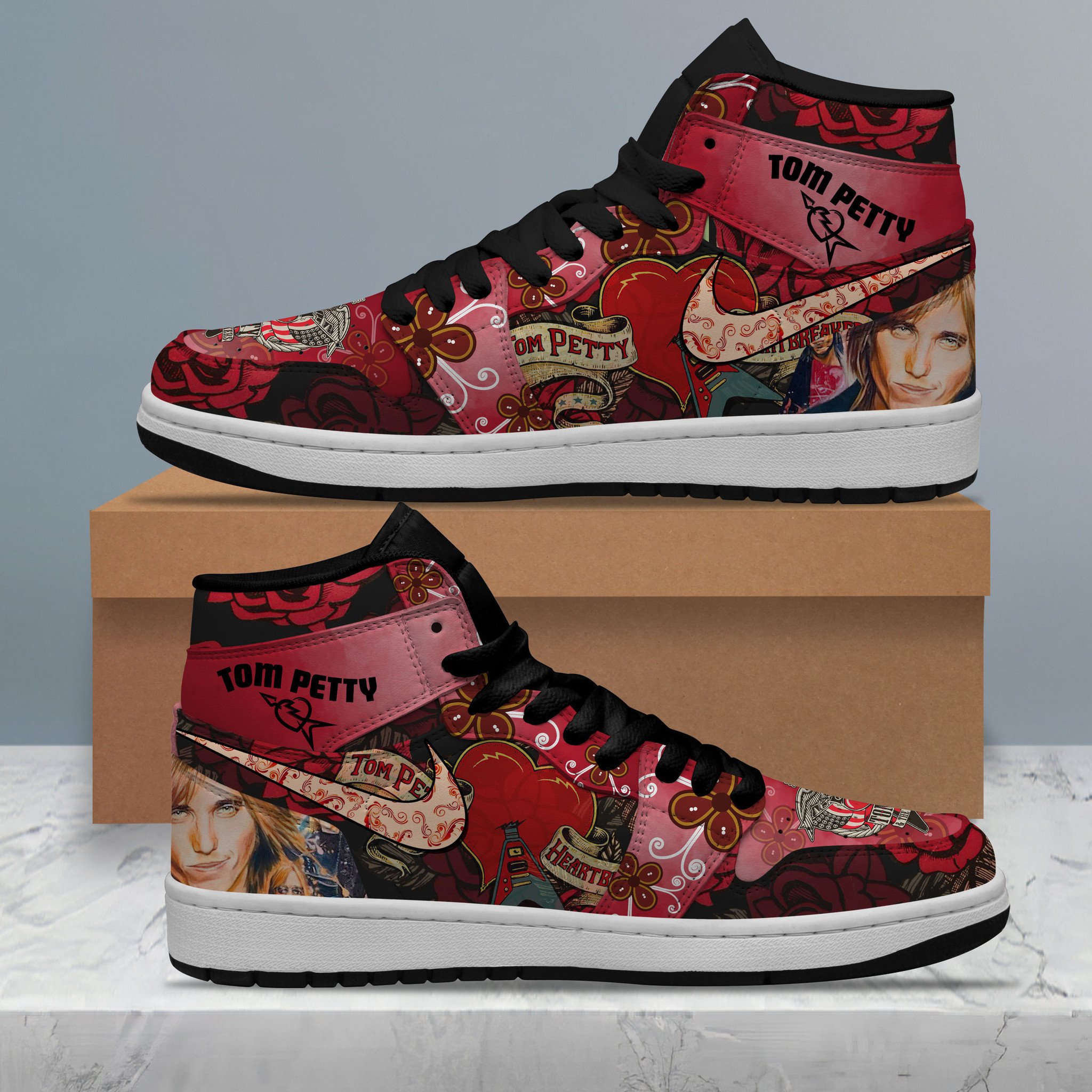 Tom Petty Air Jordan 1 Sneaker Tom Petty Air Jordan 1 Sneaker