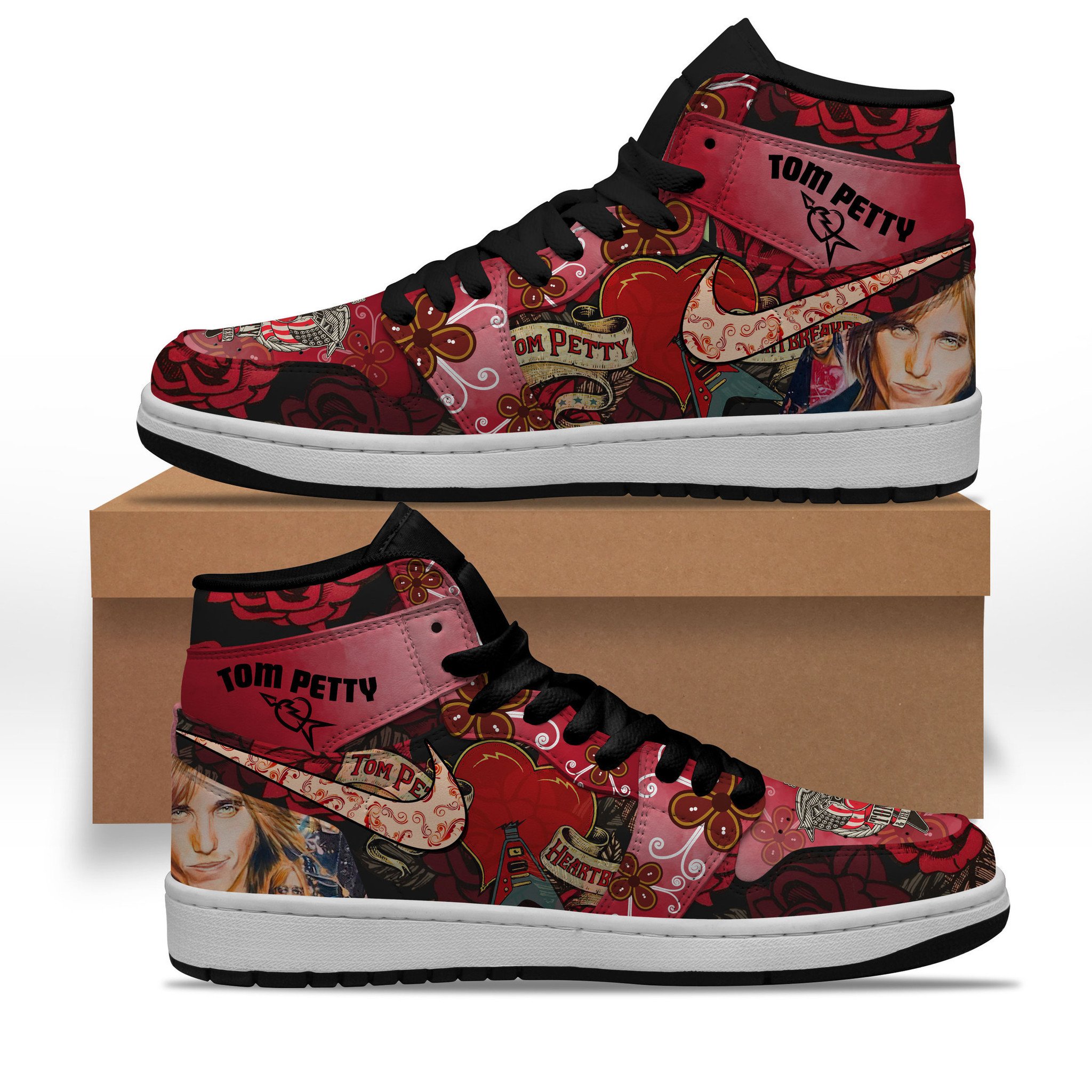 Tom Petty Air Jordan 1 Sneaker Tom Petty Air Jordan 1 Sneaker