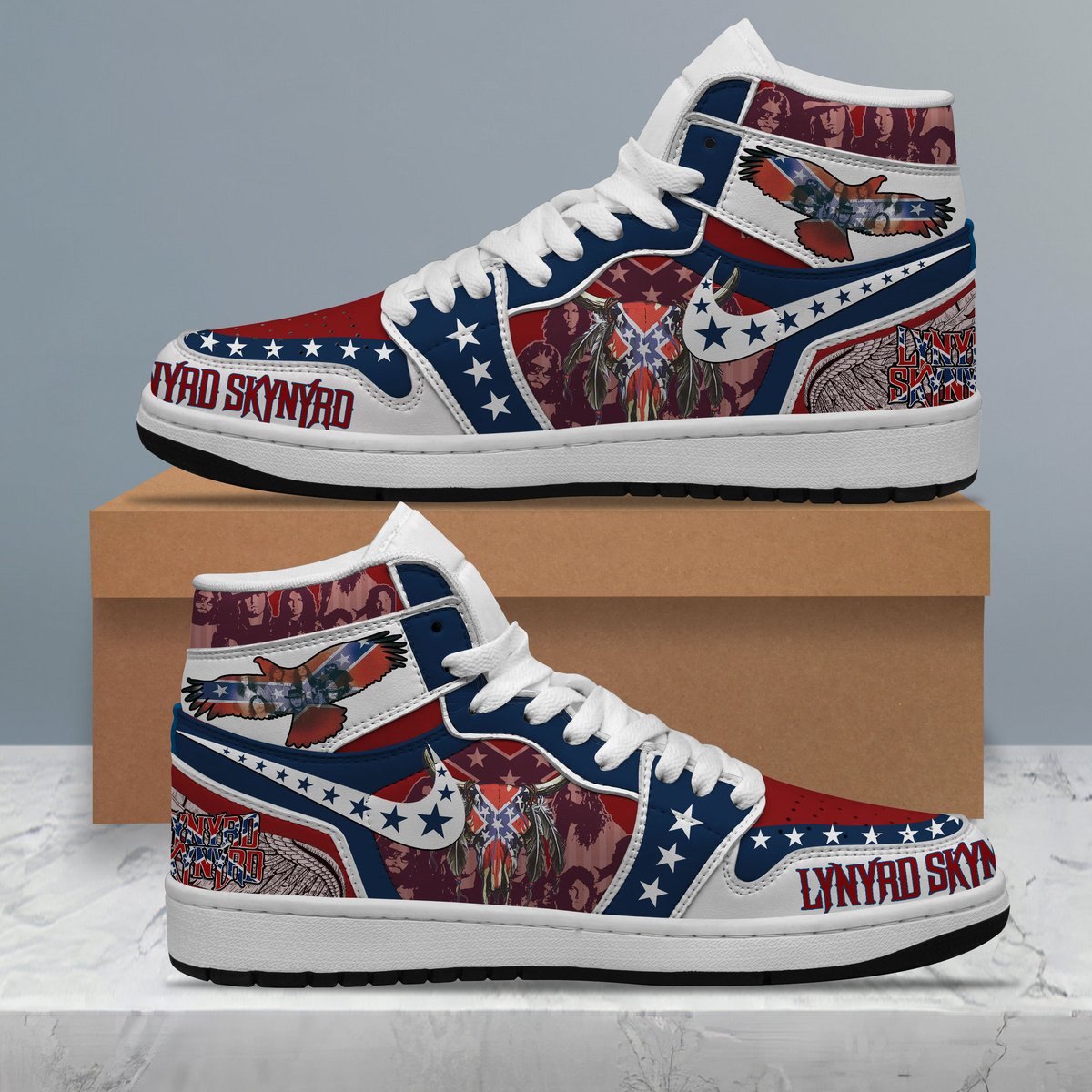 Lynyrd Skynyrd Air Jordan 1 Sneaker Lynyrd Skynyrd Air Jordan 1 Sneaker