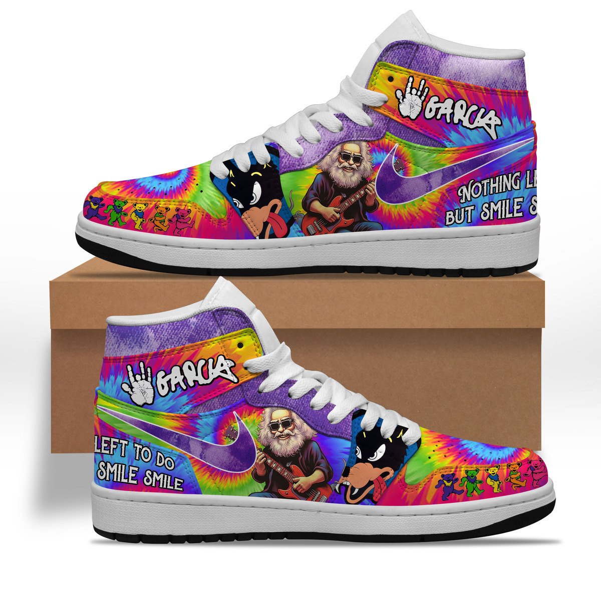 Jerry Garcia Air Jordan 1 Sneaker Jerry Garcia Air Jordan 1 Sneaker