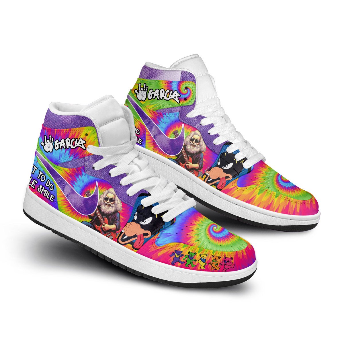 Jerry Garcia Air Jordan 1 Sneaker Jerry Garcia Air Jordan 1 Sneaker