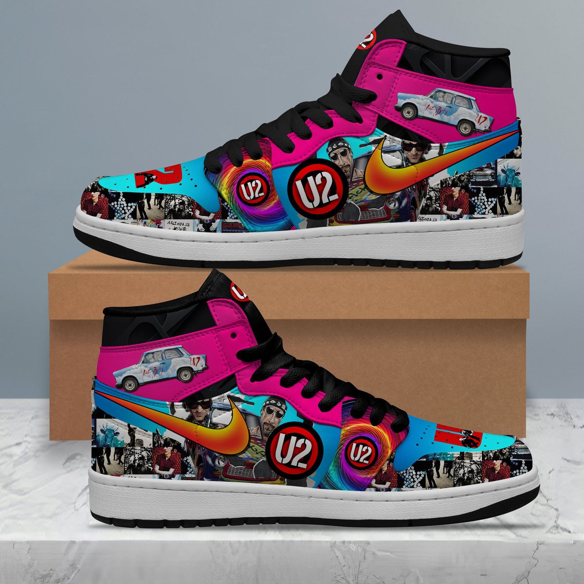 U2 Rock Band Air Jordan 1 Sneaker U2 Rock Band Air Jordan 1 Sneaker