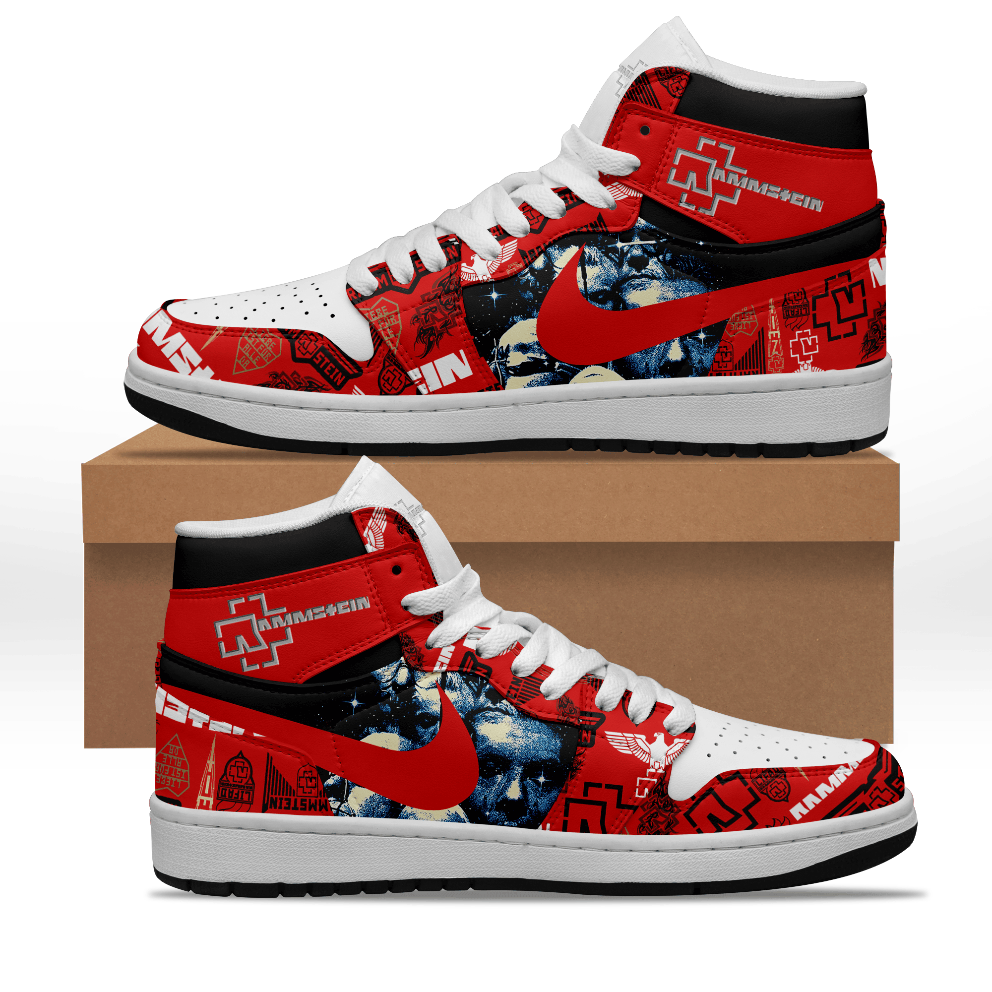 Rammstein Air Jordan 1 Sneaker Rammstein Air Jordan 1 Sneaker