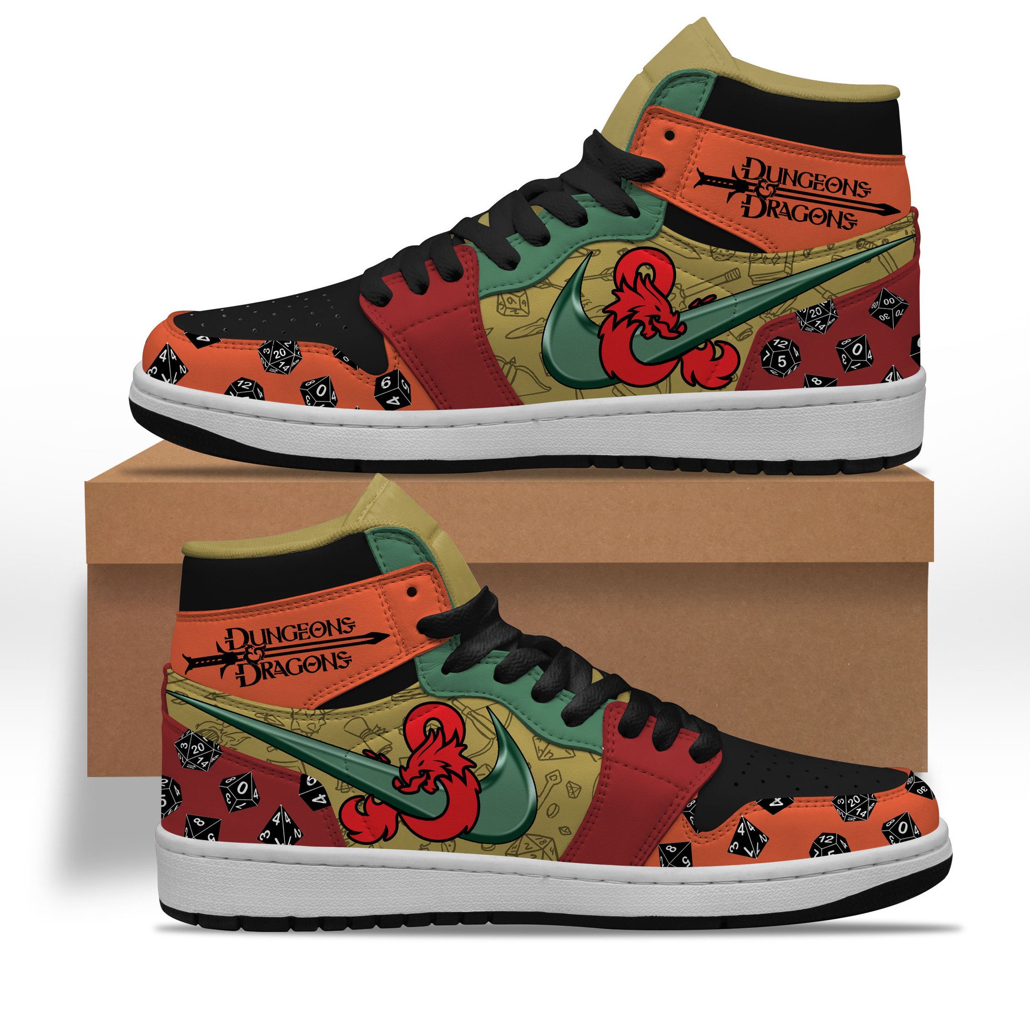 Dungeons & Dragons Air Jordan 1 Sneaker Dungeons & Dragons Air Jordan 1 Sneaker