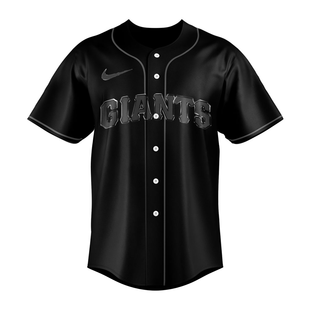 San Francisco Giants MLB x Back In Black 2025 Jersey San Francisco Giants MLB x Back In Black 2025 Jersey