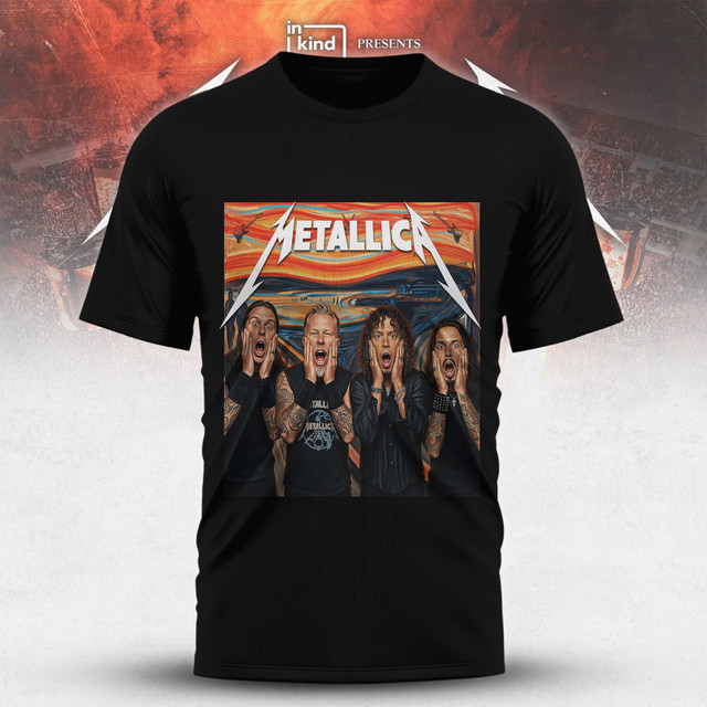 Metallica M72 World Tour 2025 Special Black Tee Metallica M72 World Tour 2025 Special Black Tee
