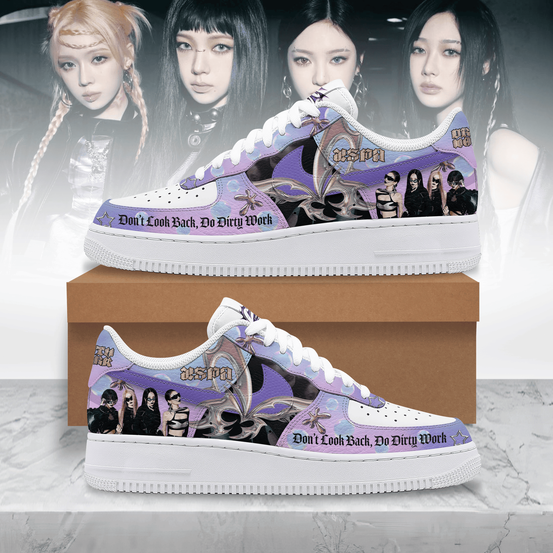 AESPA Limited Edition Air Force 1 Sneaker AESPA Limited Edition Air Force 1 Sneaker