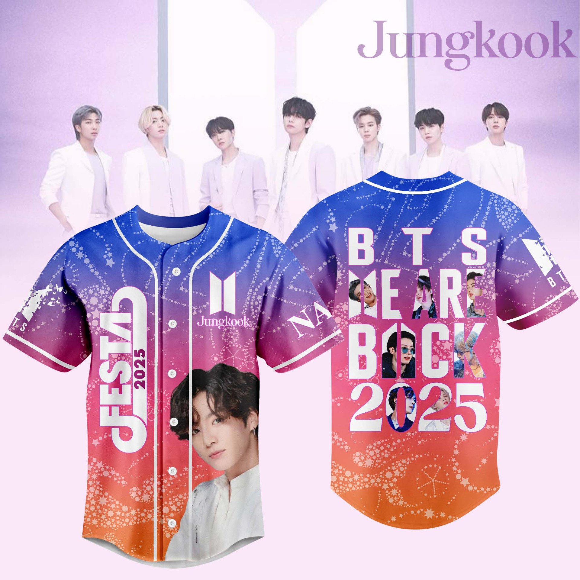 Jungkook x BTS 2025 Limited Edition Jersey Jungkook x BTS 2025 Limited Edition Jersey