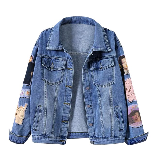 Stray Kids Dominate World Tour 2025 Premium Denim Jacket Stray Kids Dominate World Tour 2025 Premium Denim Jacket