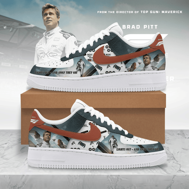 F1 The Movie 2025 Limited Edition Air Force 1 Sneakers F1 The Movie 2025 Limited Edition Air Force 1 Sneakers