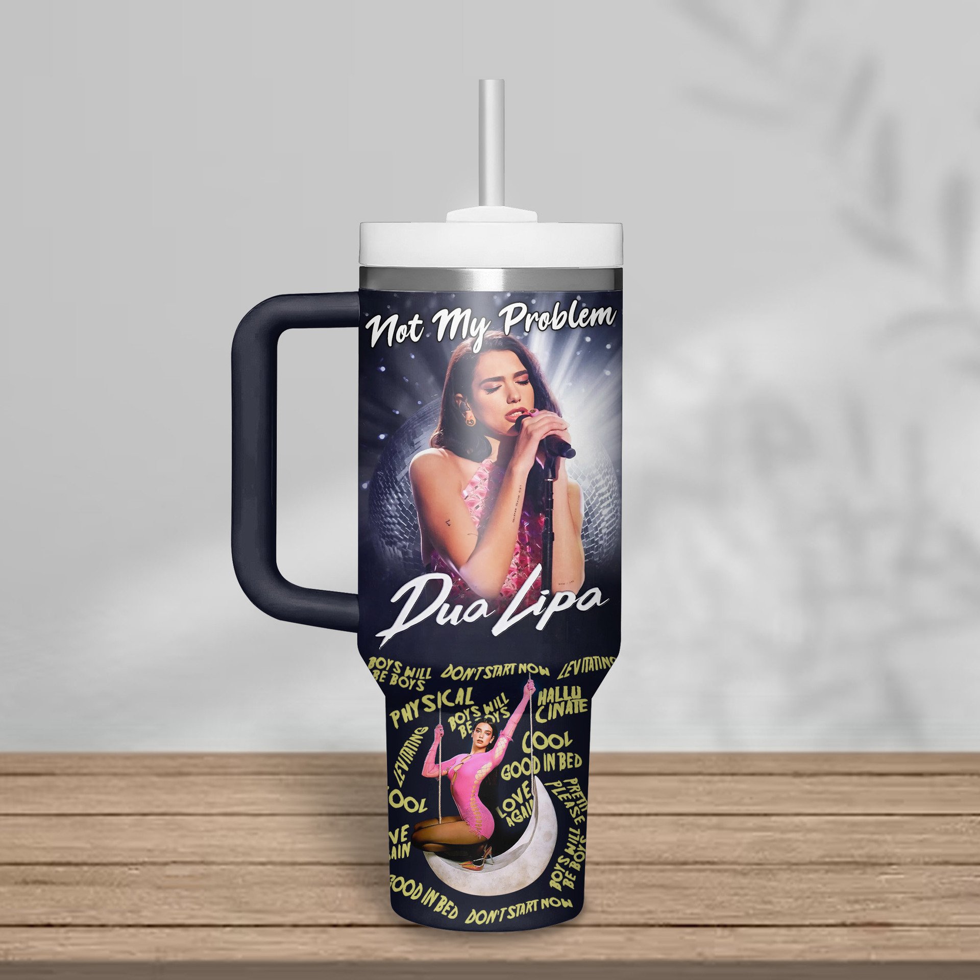 Dua Lipa Concert 2025 Custom For Fan! Stanley Tumbler Dua Lipa Concert 2025 Custom For Fan! Stanley Tumbler