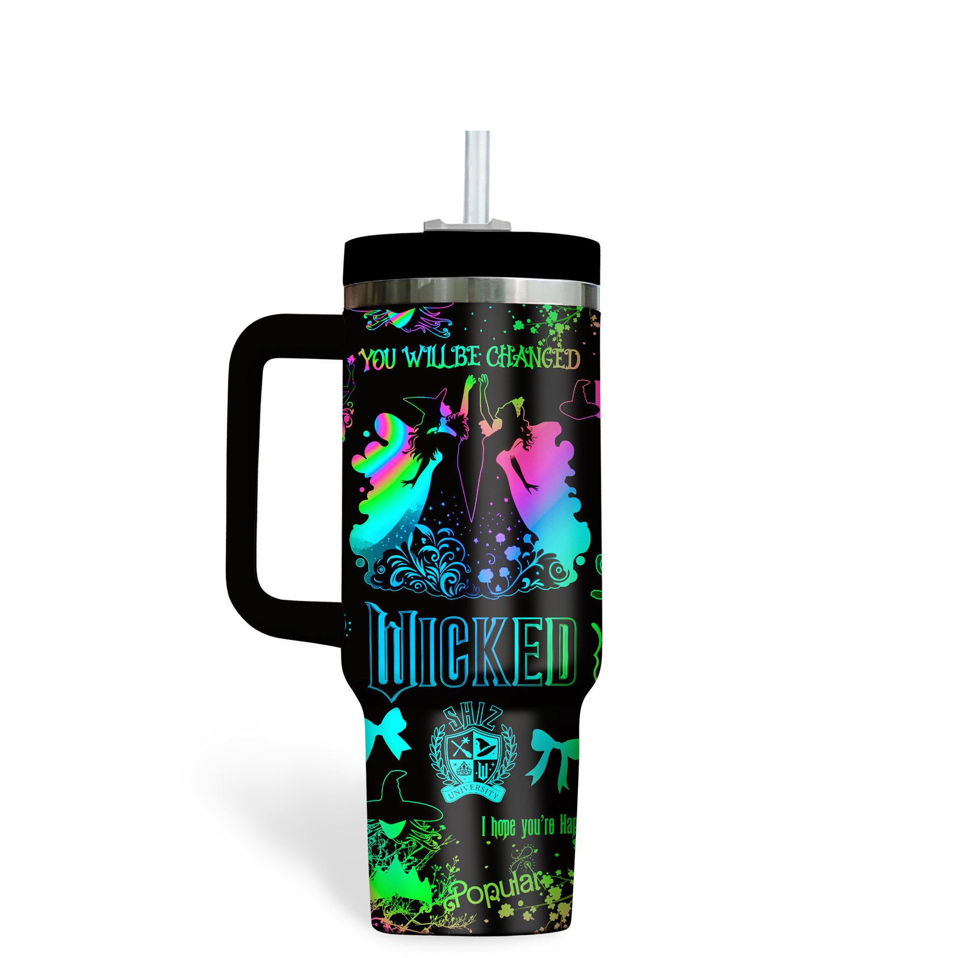 The Wicked "YOU WILL BE CHANGED" 2025 Stanley Tumbler The Wicked "YOU WILL BE CHANGED" 2025 Stanley Tumbler