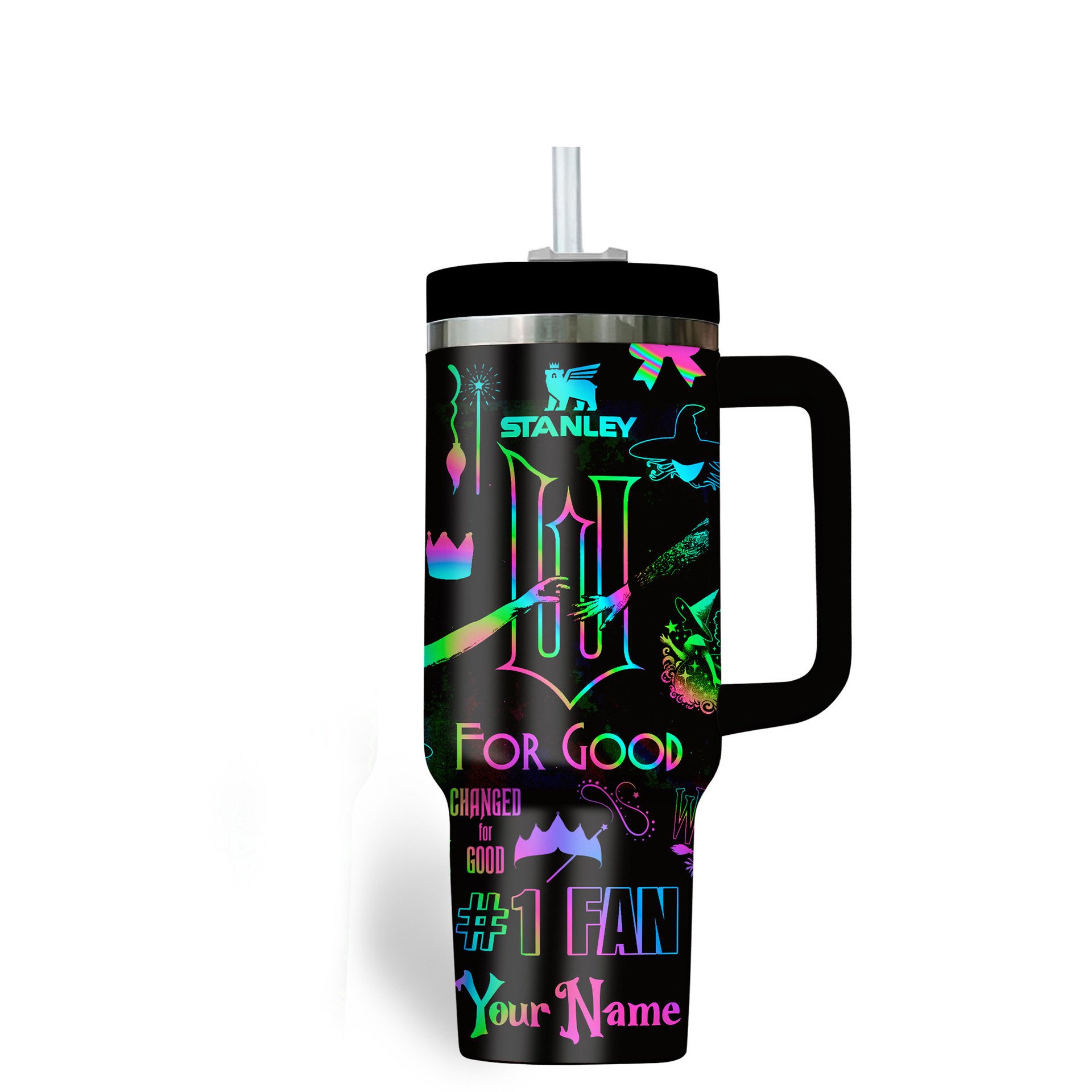 The Wicked "YOU WILL BE CHANGED" 2025 Stanley Tumbler The Wicked "YOU WILL BE CHANGED" 2025 Stanley Tumbler