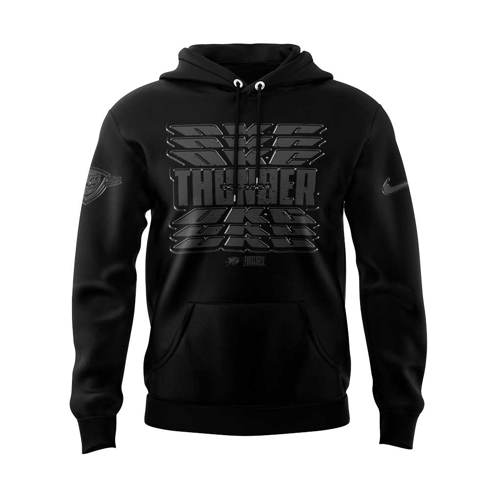 Oklahoma City Thunder Back In Black Game 7 Hoodie Oklahoma City Thunder Back In Black Game 7 Hoodie