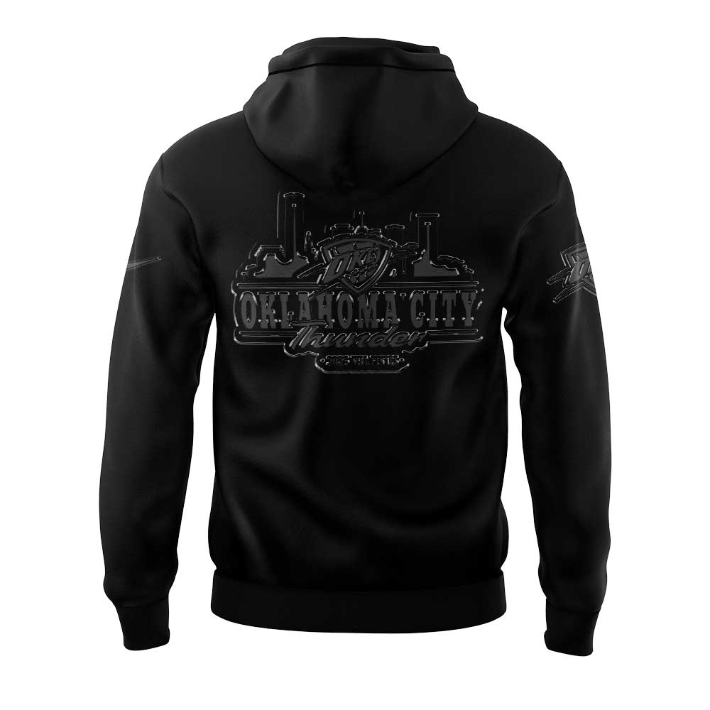 Oklahoma City Thunder Back In Black Game 7 Hoodie Oklahoma City Thunder Back In Black Game 7 Hoodie