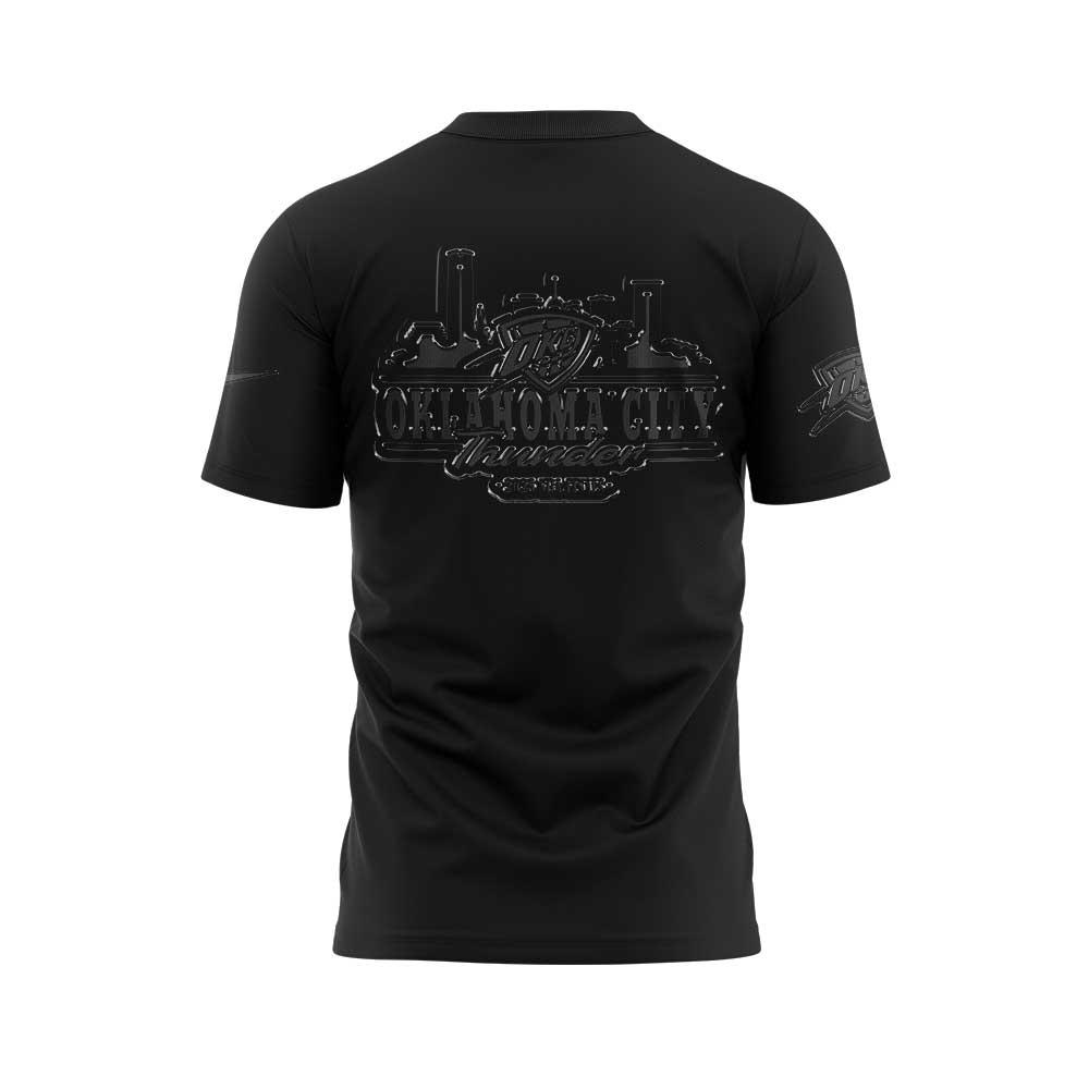 Oklahoma City Thunder Back In Black Game 7 Tee Oklahoma City Thunder Back In Black Game 7 Tee