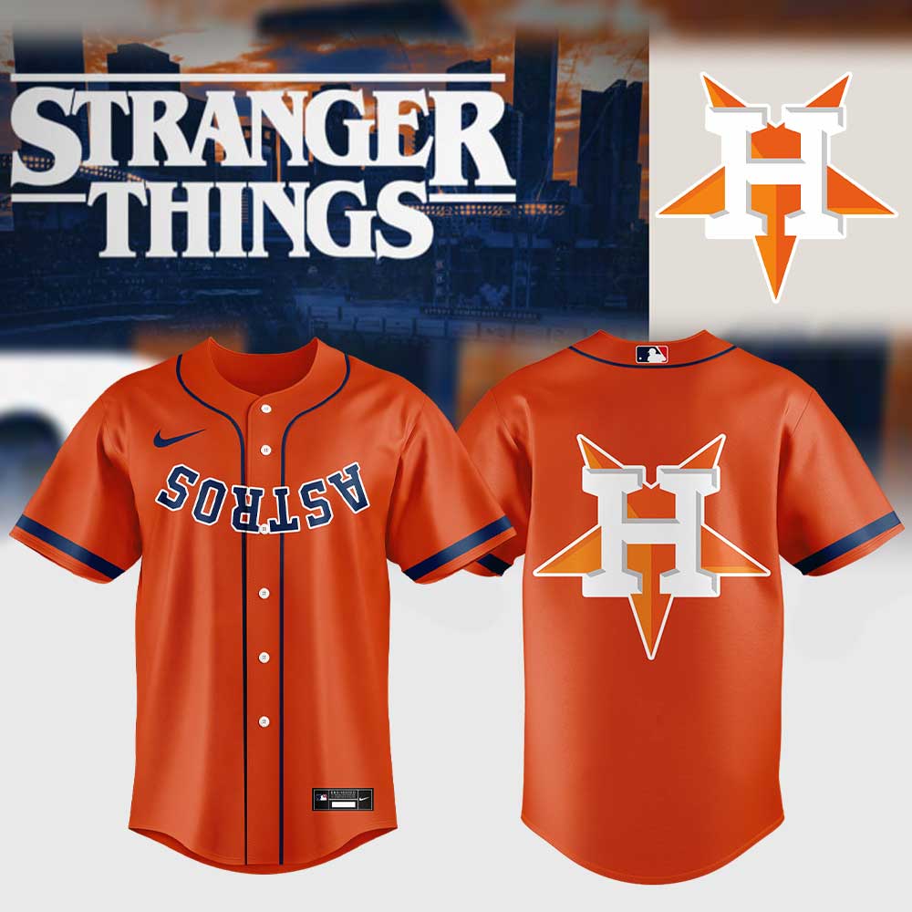 Houston Astros STRANGER THINGS Limited Edition Jersey Houston Astros STRANGER THINGS Limited Edition Jersey