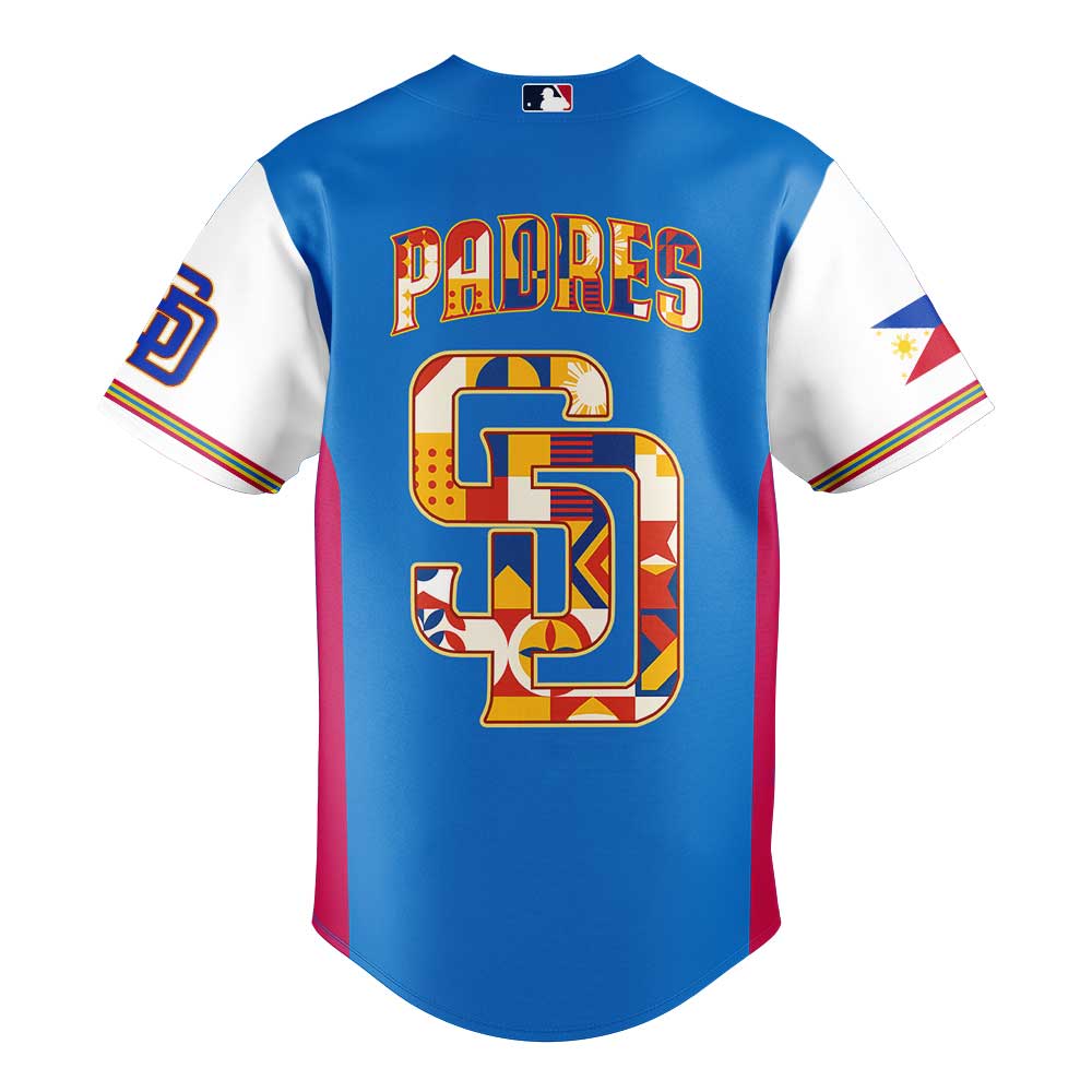 San Diego Padres Celebrating Filipino Heritage Night Limited Edition Jersey San Diego Padres Celebrating Filipino Heritage Night Limited Edition Jersey