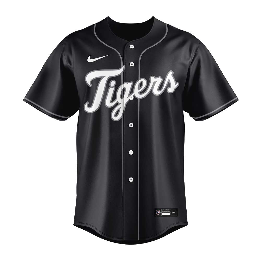 Detroit Tigers Black Lights Out Limited Edition Jersey Detroit Tigers Black Lights Out Limited Edition Jersey