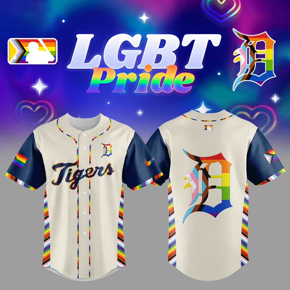 Limited Edition Detroit Tigers LGBT Pride Night New Jersey Limited Edition Detroit Tigers LGBT Pride Night New Jersey