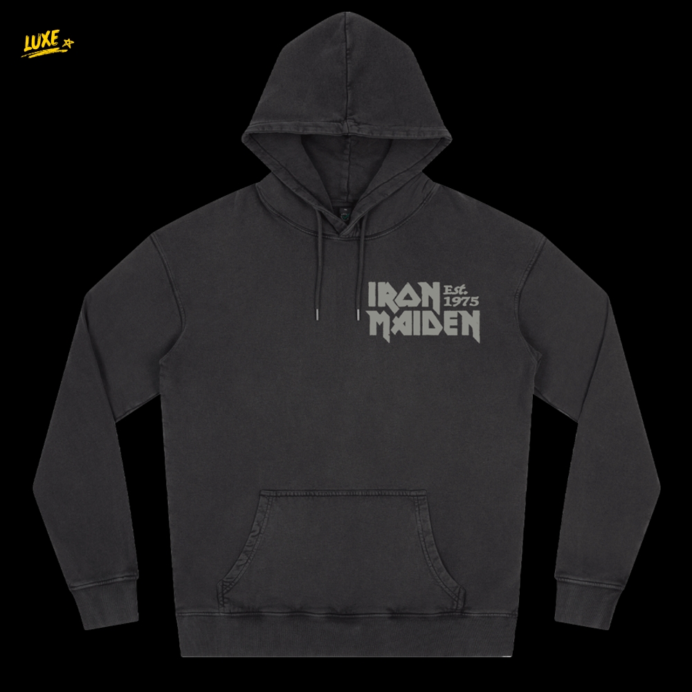 50th Logo Stamp Stonewashed Black Pullover Hoodie 50th Logo Stamp Stonewashed Black Pullover Hoodie