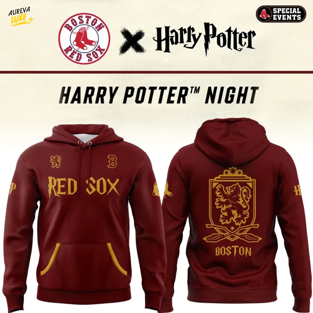 Boston Red Sox x Harry Potter Night Special Red Hoodie Boston Red Sox x Harry Potter Night Special Red Hoodie