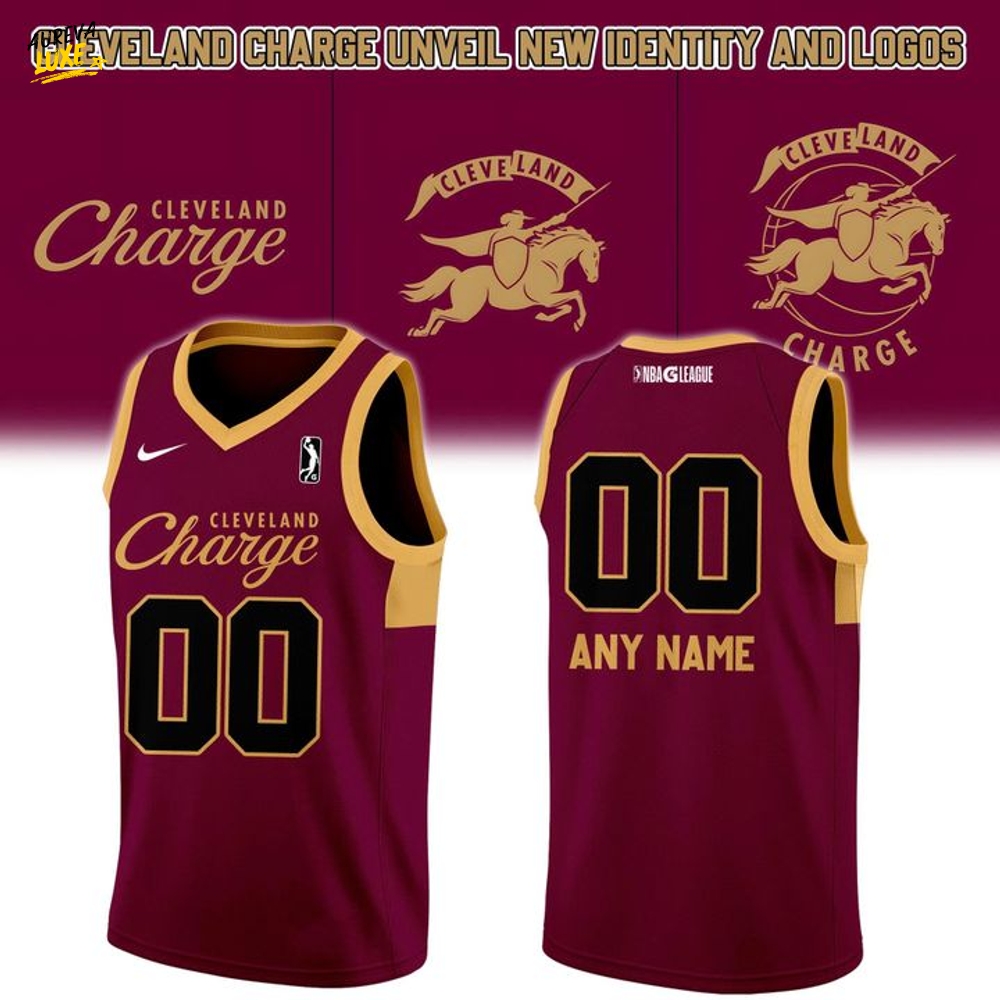 Cleveland Charge New Logo 2025 Basketball Jersey Cleveland Charge New Logo 2025 Basketball Jersey