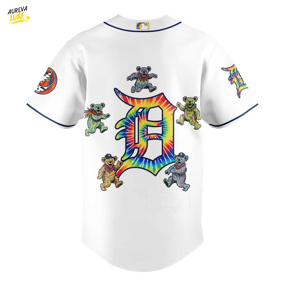 Detroit Tigers Celebrating Grateful Dead Night Limited Edition Jersey Detroit Tigers Celebrating Grateful Dead Night Limited Edition Jersey