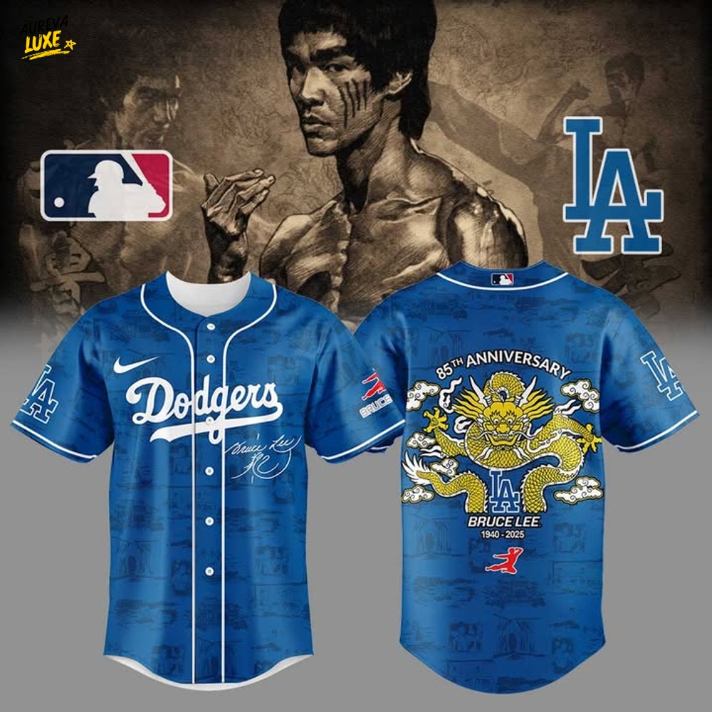 Los Angeles Dodgers x Bruce Le "85TH ANNIVERSARY" Jersey Los Angeles Dodgers x Bruce Le "85TH ANNIVERSARY" Jersey