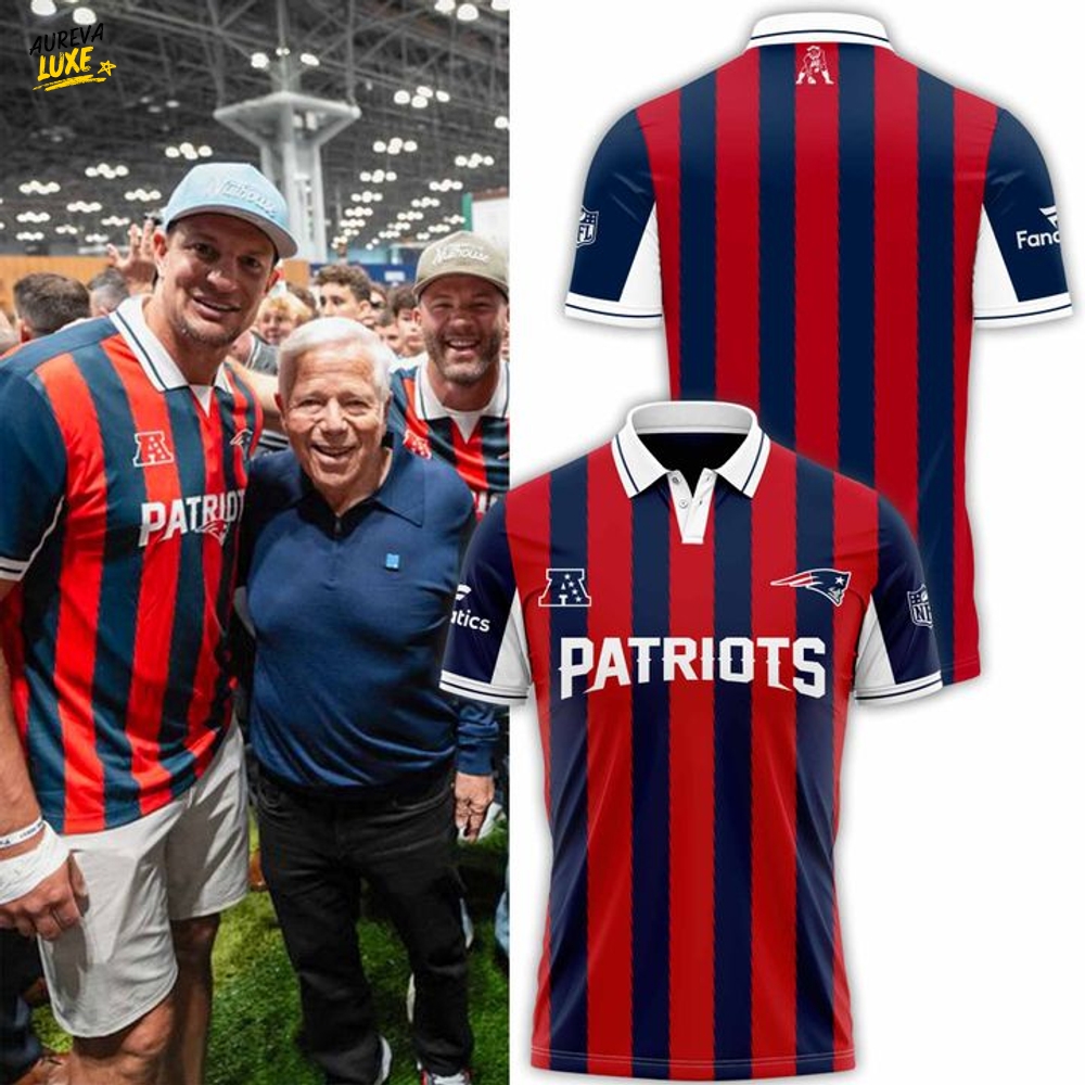 New England Patriots NFL 2025 "Football x Football" Polo New England Patriots NFL 2025 "Football x Football" Polo