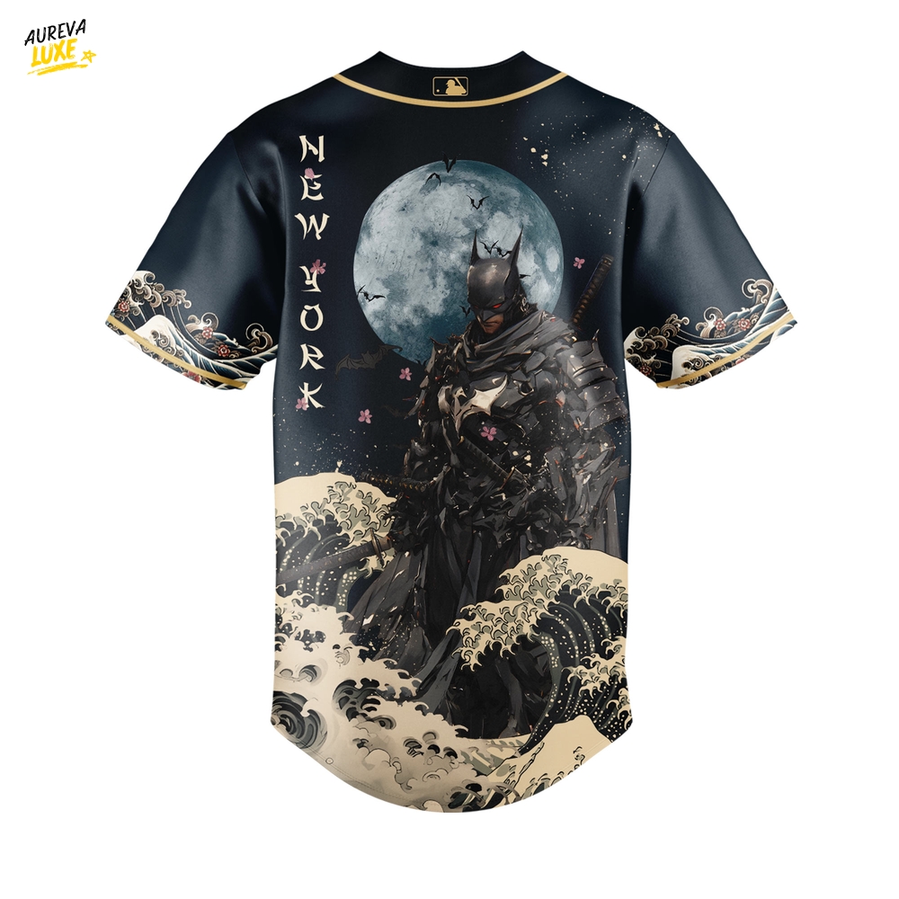 New York Yankees x Batman Night Collaboration Special Baseball Jersey New York Yankees x Batman Night Collaboration Special Baseball Jersey
