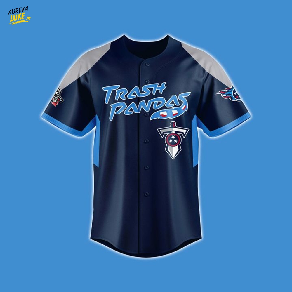 Rocket City Trash Panda x Tennessee Titans Night Jersey Rocket City Trash Panda x Tennessee Titans Night Jersey