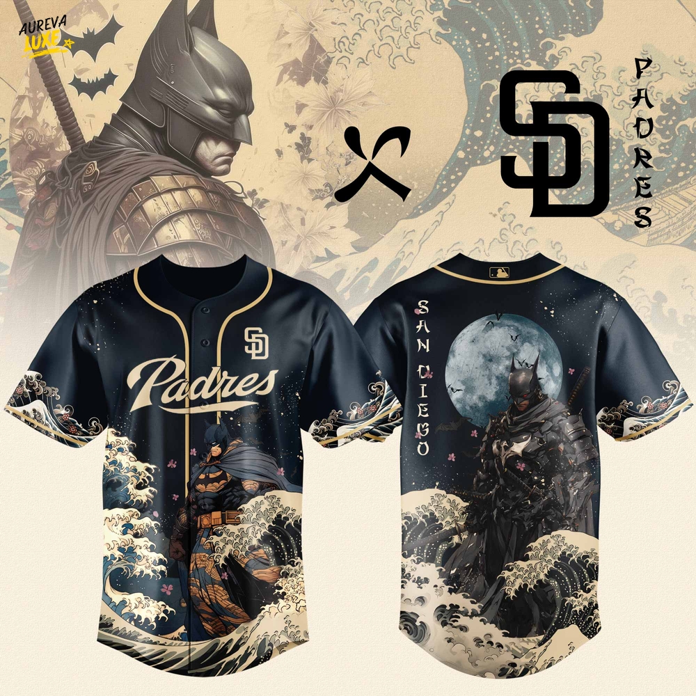 San Diego Padres x Batman Night Collaboration Special Baseball Jersey San Diego Padres x Batman Night Collaboration Special Baseball Jersey
