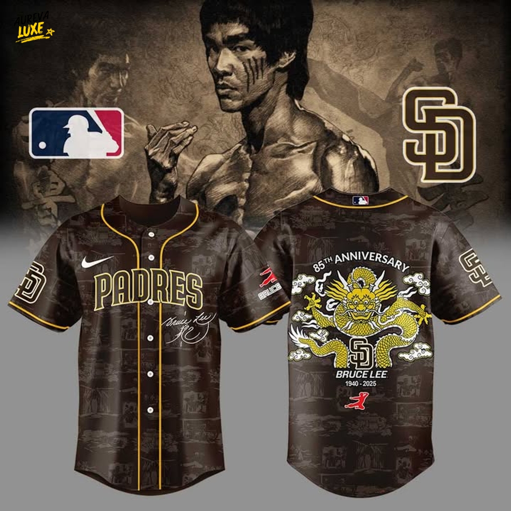 San Diego Padres x Bruce Le "85TH ANNIVERSARY" Jersey San Diego Padres x Bruce Le "85TH ANNIVERSARY" Jersey
