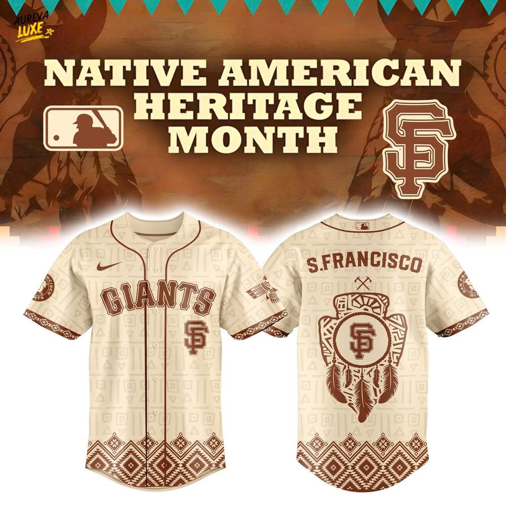 San Francisco Giants x Native American Heritage 2025 Baseball Jersey San Francisco Giants x Native American Heritage 2025 Baseball Jersey