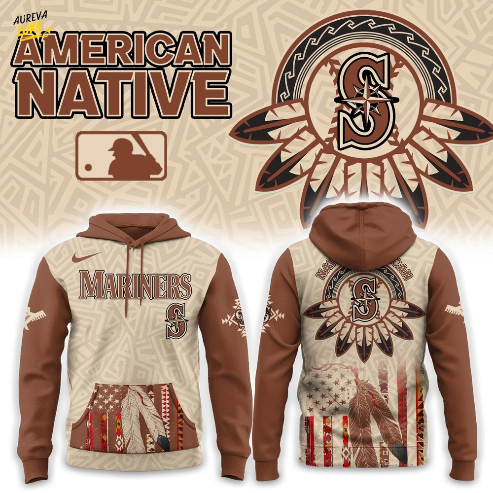 Seattle Mariners x Native American Heritage 2025 Hoodie Seattle Mariners x Native American Heritage 2025 Hoodie