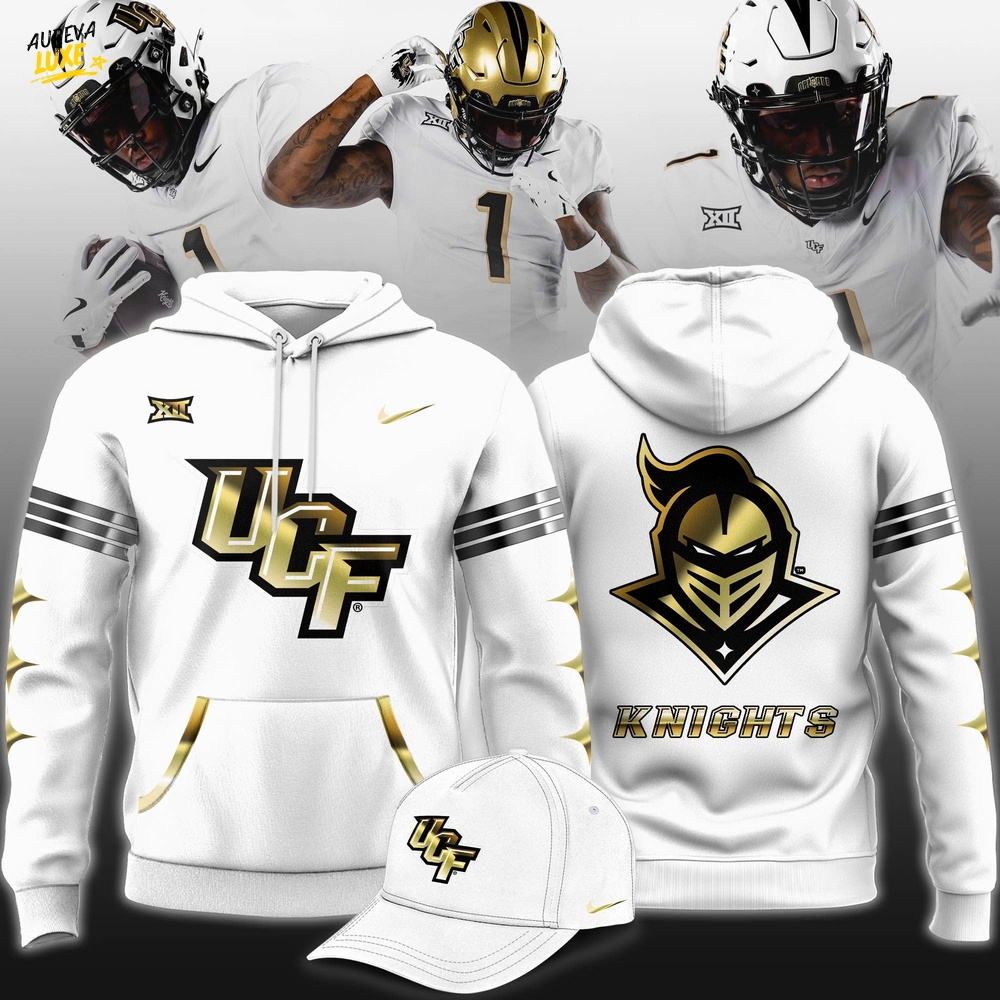 UCF Knights Special New 2025 White Hoodie UCF Knights Special New 2025 White Hoodie