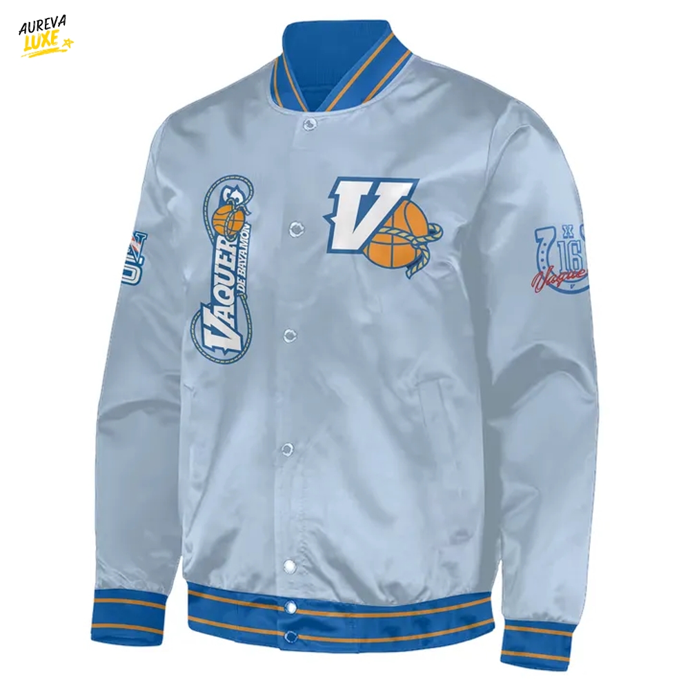Vaqueros de Bayamon BSN 2025 Full-Zip Bomber Jacket Vaqueros de Bayamon BSN 2025 Full-Zip Bomber Jacket