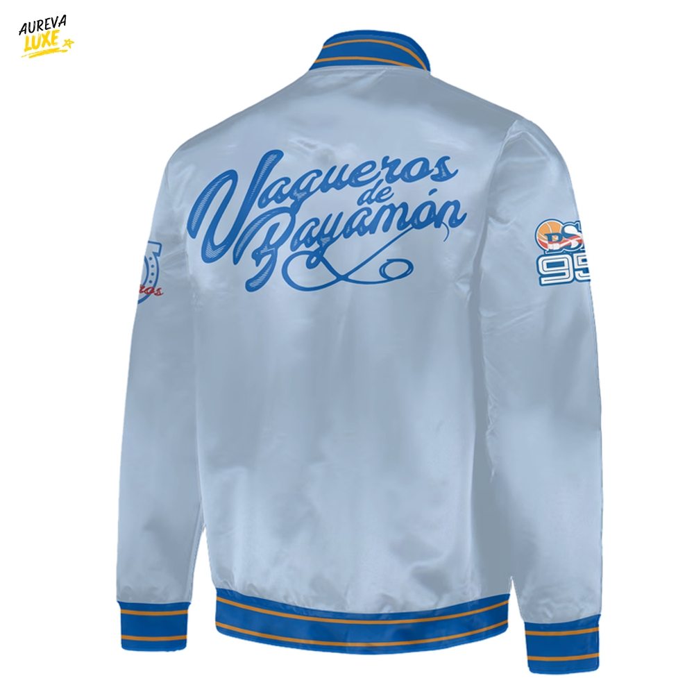 Vaqueros de Bayamon BSN 2025 Full-Zip Bomber Jacket Vaqueros de Bayamon BSN 2025 Full-Zip Bomber Jacket