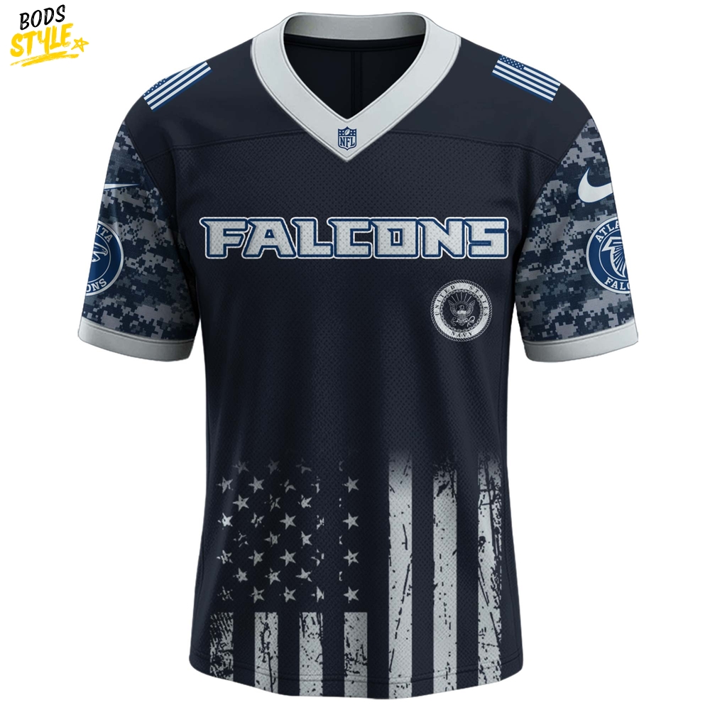Atlanta Falcons NFL x 250 U.S. Navy 250th Birthday Celebration Jersey Atlanta Falcons NFL x 250 U.S. Navy 250th Birthday Celebration Jersey