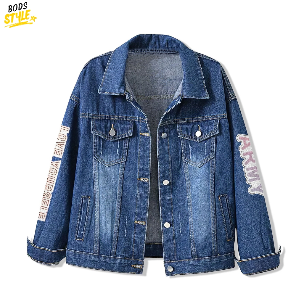 BTS "We Are Back" Tour 2025 Special Denim Jacket BTS "We Are Back" Tour 2025 Special Denim Jacket