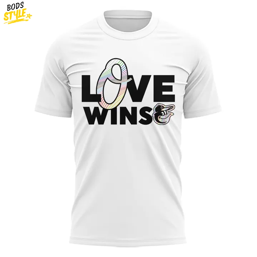 Baltimore Orioles x Pride 2025 "Love Wins" Tee Baltimore Orioles x Pride 2025 "Love Wins" Tee