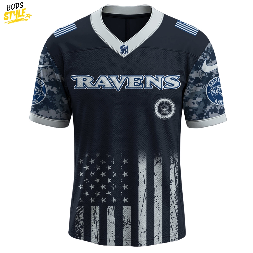 Baltimore Ravens NFL x 250 U.S. Navy 250th Birthday Celebration Jersey Baltimore Ravens NFL x 250 U.S. Navy 250th Birthday Celebration Jersey