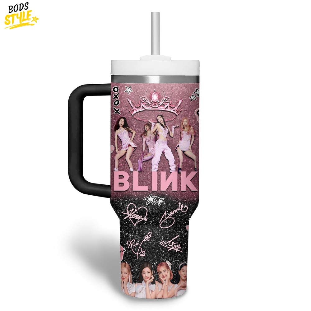 Blackpink in your Area Peronalized Tumbler 40oz with Handle Blackpink in your Area Peronalized Tumbler 40oz with Handle