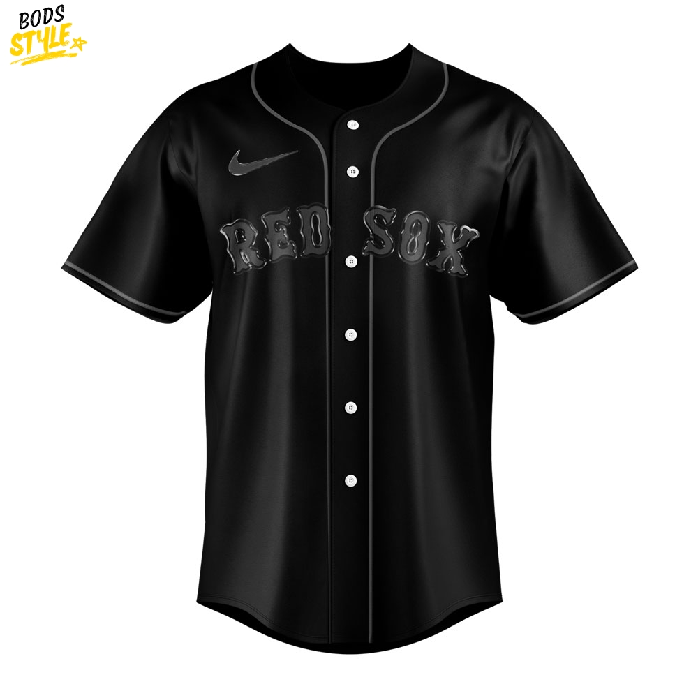 Boston Red Sox MLB x Back In Black 2025 Jersey Boston Red Sox MLB x Back In Black 2025 Jersey