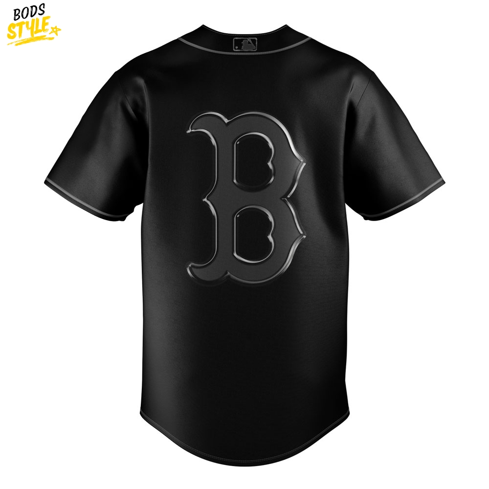 Boston Red Sox MLB x Back In Black 2025 Jersey Boston Red Sox MLB x Back In Black 2025 Jersey