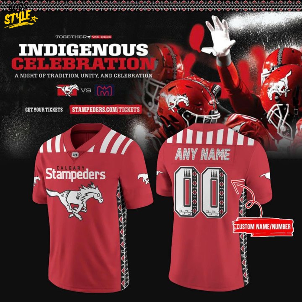 Calgary Stampeders x 2025 Indigenous Celebration Month Personalized Football Jersey Calgary Stampeders x 2025 Indigenous Celebration Month Personalized Football Jersey