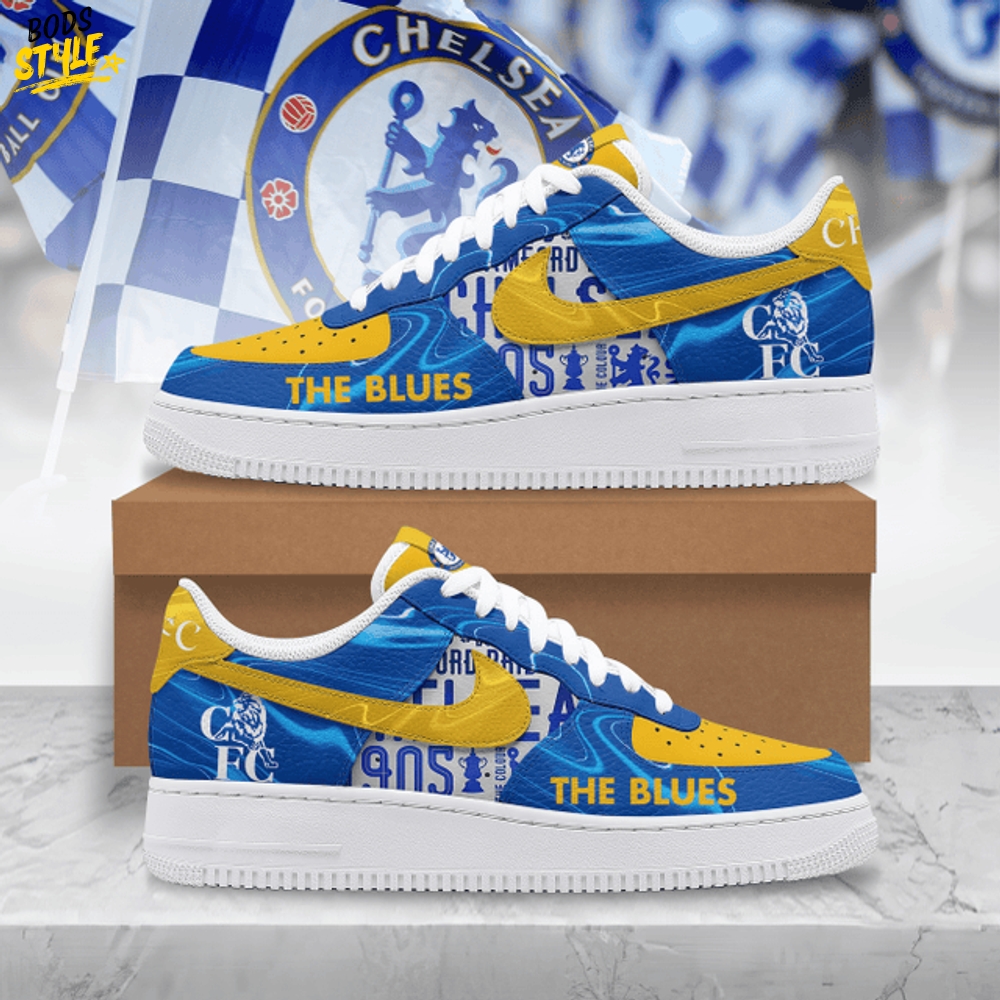 Chelsea FC The Blues New 2025 Special Air Force 1 Sneakers Chelsea FC The Blues New 2025 Special Air Force 1 Sneakers